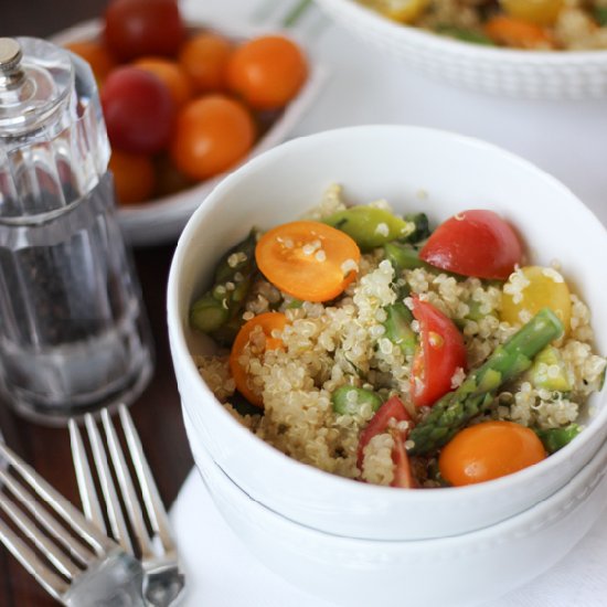 Quinoa Salad with Asparagus