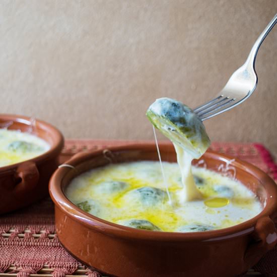 Brussels Sprouts Au Gratin