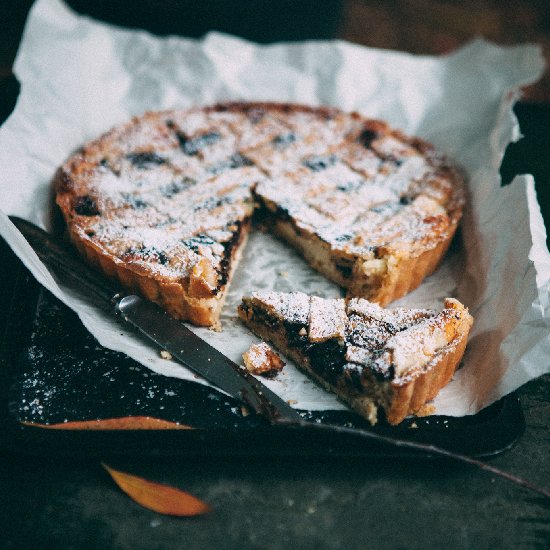 Ricotta/Mascarpone Chocolate Tart