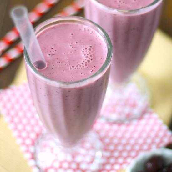 Healthy Cherry Milkshake