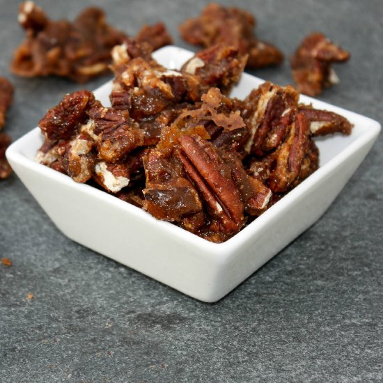 Caramel Spiced Pecans