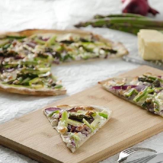 Asparagus Pizza