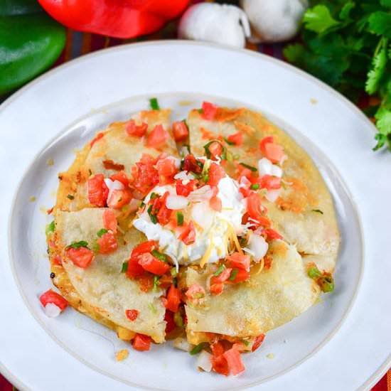 Chicken Fajita Quesadillas