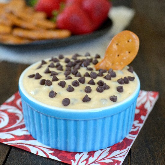 Salted Caramel Chocolate Yogurt Dip