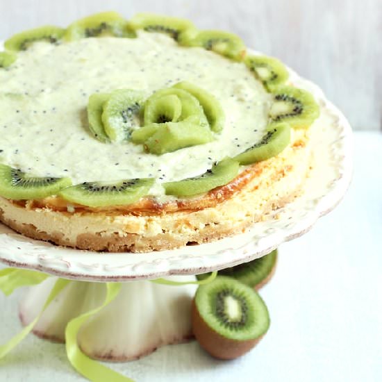 Kiwi Mousse Cheesecake