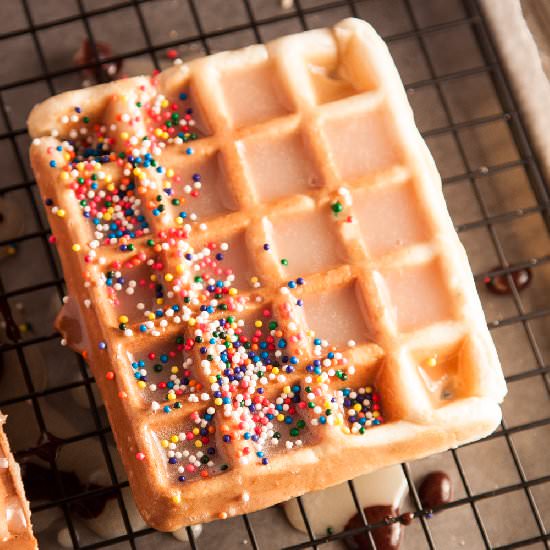 Homemade Wonuts (Waffle Donuts)