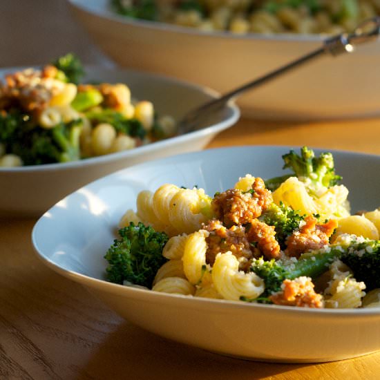 Broccoli Pasta with Sausage