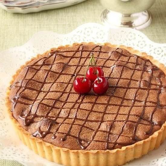 Crostata frangipane al cioccolato