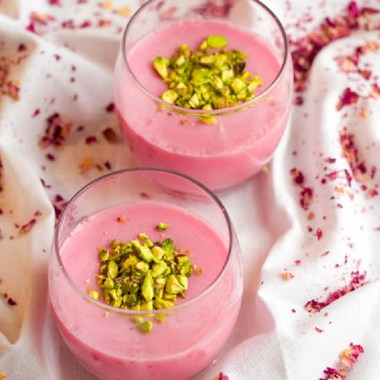 Paleo Turkish Delight Panna Cotta