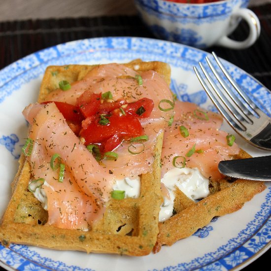 Gluten Free Savory Waffle