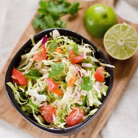 Cilantro Lime Coleslaw