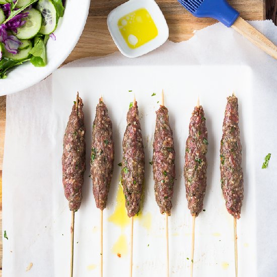 Moroccan Style Beef Kebabs