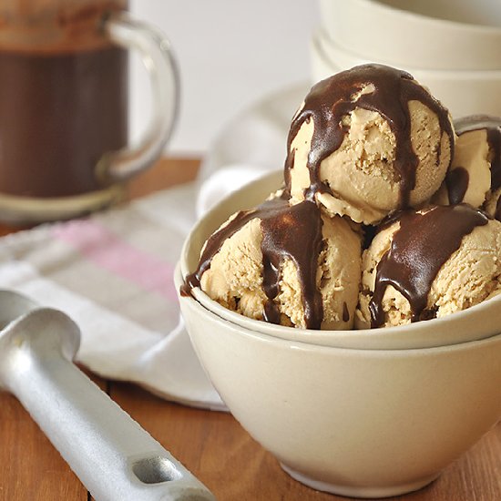 Dulce de leche ice cream