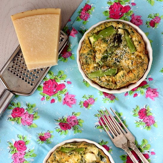 Baked Omelets with Asparagus