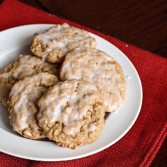 Iced Oatmeal Cookies