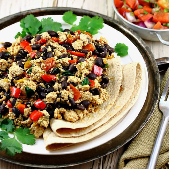 Cinco de Mayo Tofu Scramble