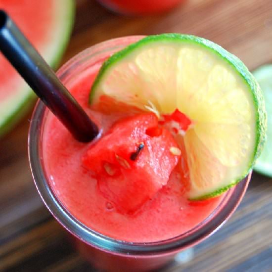 Frozen Watermelon Margaritas