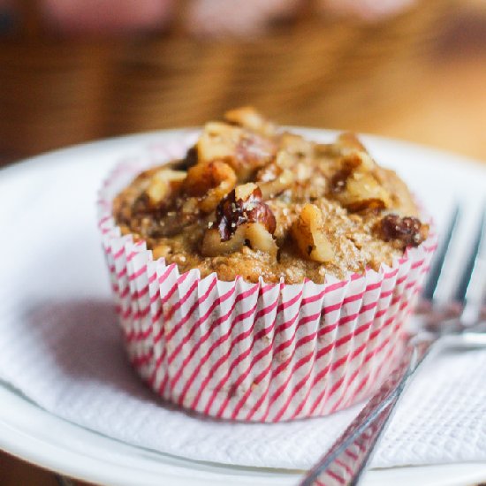 Wholesome Banana Nut Muffins