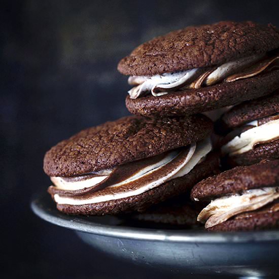 Brownie Sandwich Cookies