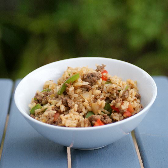 Beefy Mexican Rice Bowl