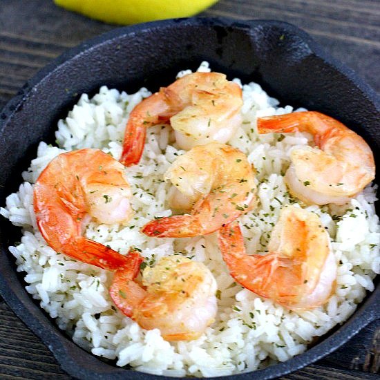 Garlic Lemon and Butter Shrimp