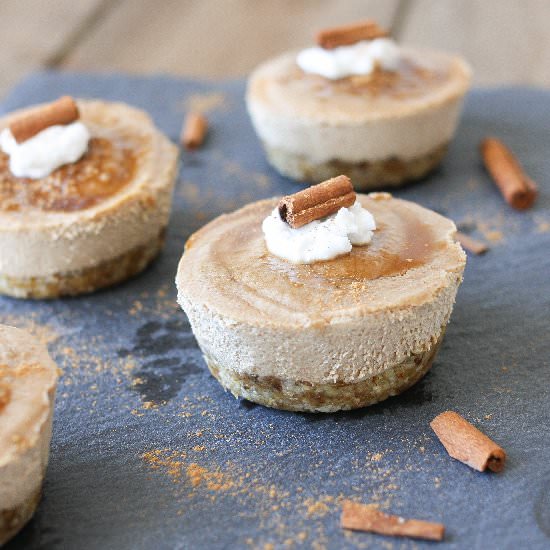 Raw Vegan Churro Cheesecake Cups