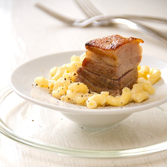 Pork Belly with Smoked Gouda Mac