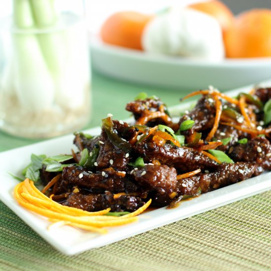 Crispy Orange Peel Beef