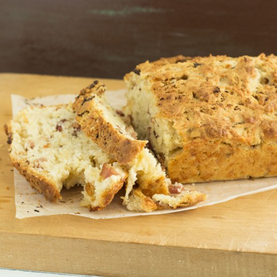 Bacon & Cheese Quick Bread.