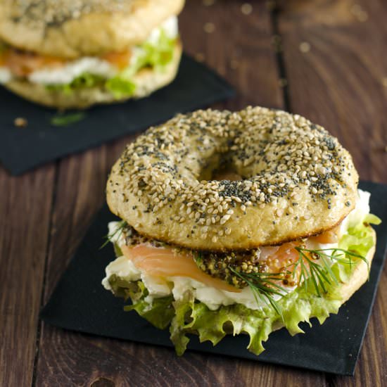 Bagel al farro