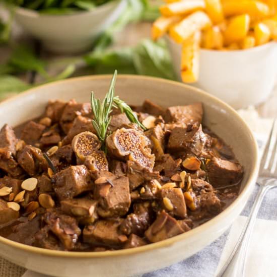 Fig Almond Lamb Stew