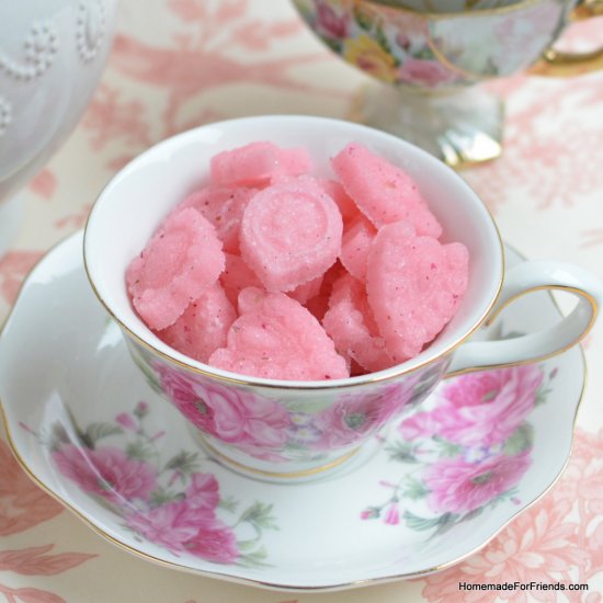 Rose Petal Sugar Cubes