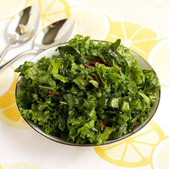 Bitter Greens with Bacon Dressing