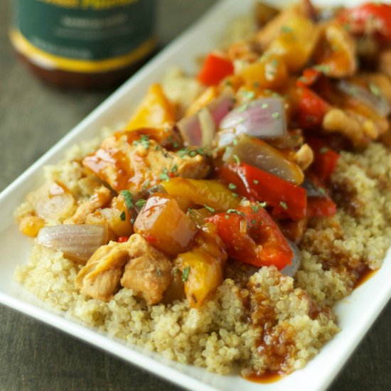 Crockpot BBQ Chicken and Veggies