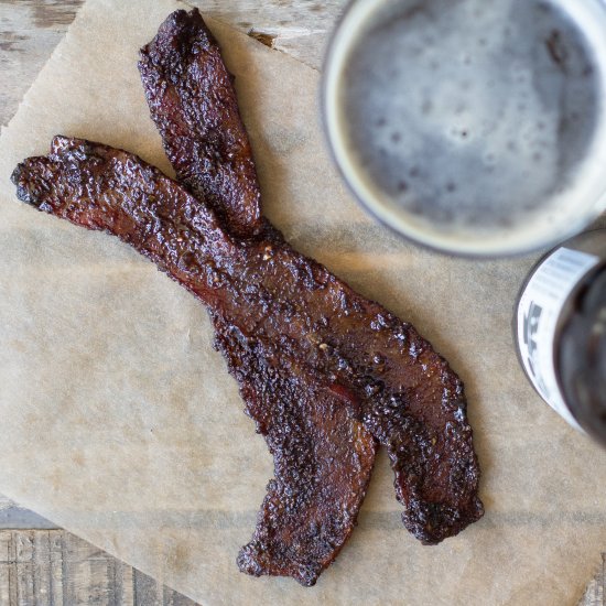 Coffee-Maple Candied Bacon