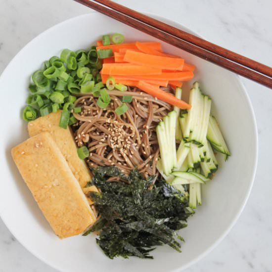 Soba Noodles with Extra Crispy Tofu