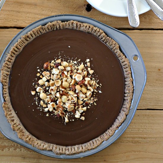 Paleo Chocolate Pudding Pie