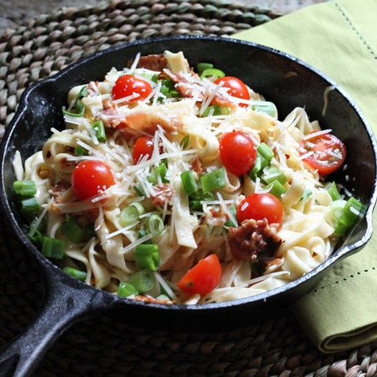 Bacon Garlic Pasta Carbonara