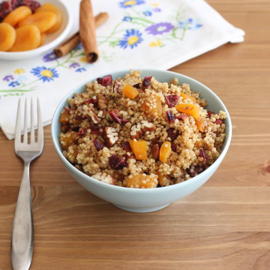 Fruit and Nut Breakfast Quinoa