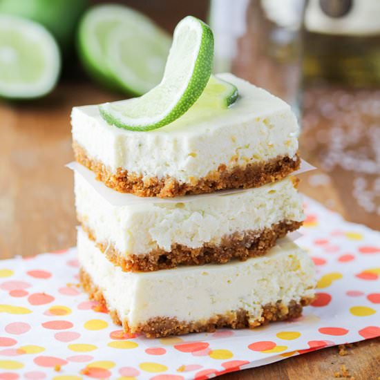 Tequila-Lime Cheesecake Bars