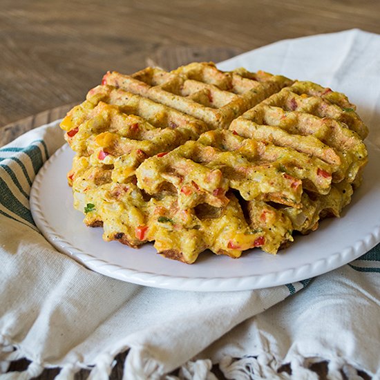 Gluten Free Savory Cornbread Waffle