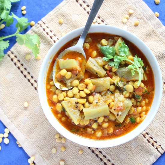 Bengal Gram & Bottle Gourd Curry