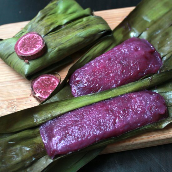 Purple Sweet Potato Tteok/Mochi