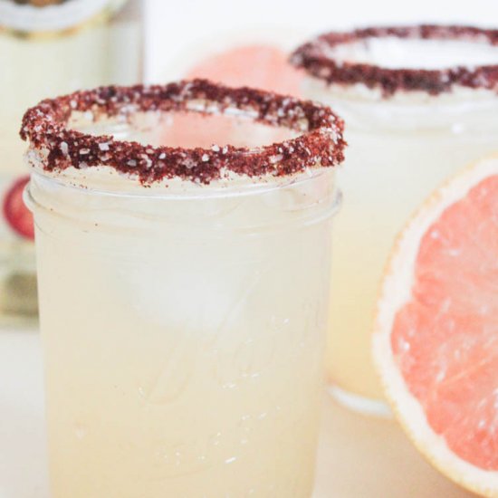 Grapefruit Margaritas w/Chile Salt