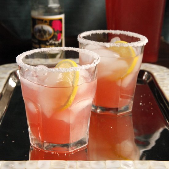 Rhubarb Rosewater Margarita