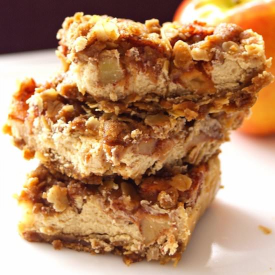 Apple Pie Cheesecake Bars