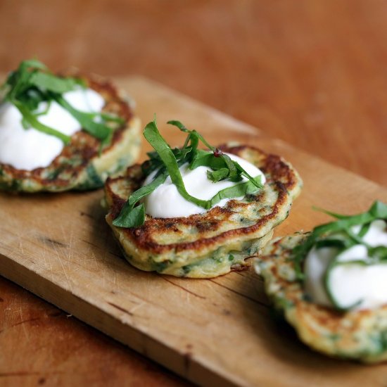 Chard and Ricotta Cakes