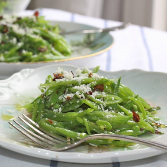 Snap Pea Salad w/ Pancetta