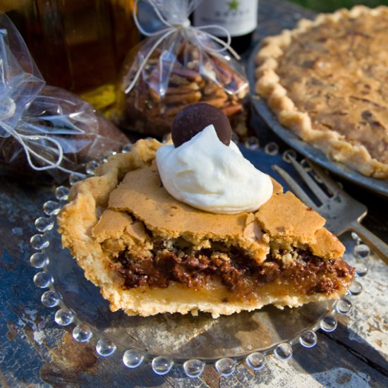 Kentucky Derby Chocolate Pecan Pie