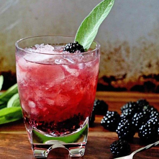 Blackberry Sage Old Fashioned